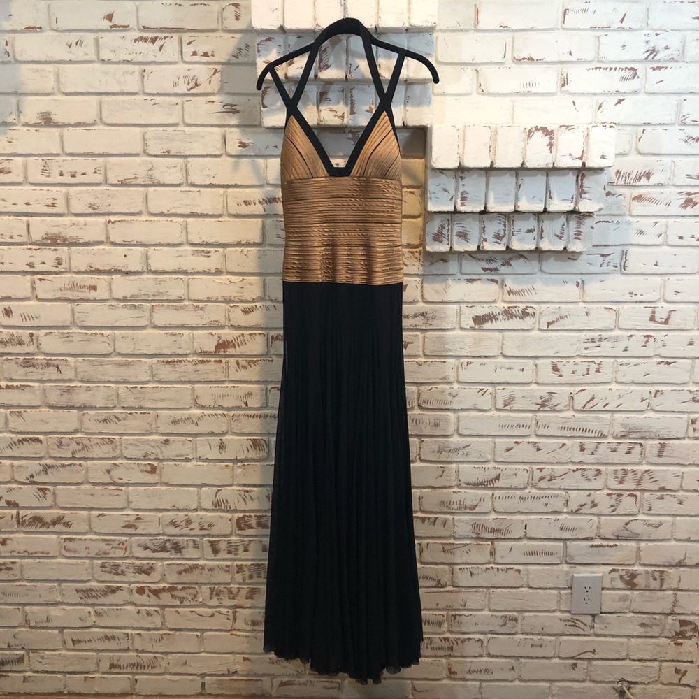 Nina Austin formal gown women’s small Black NYE Holiday Glam